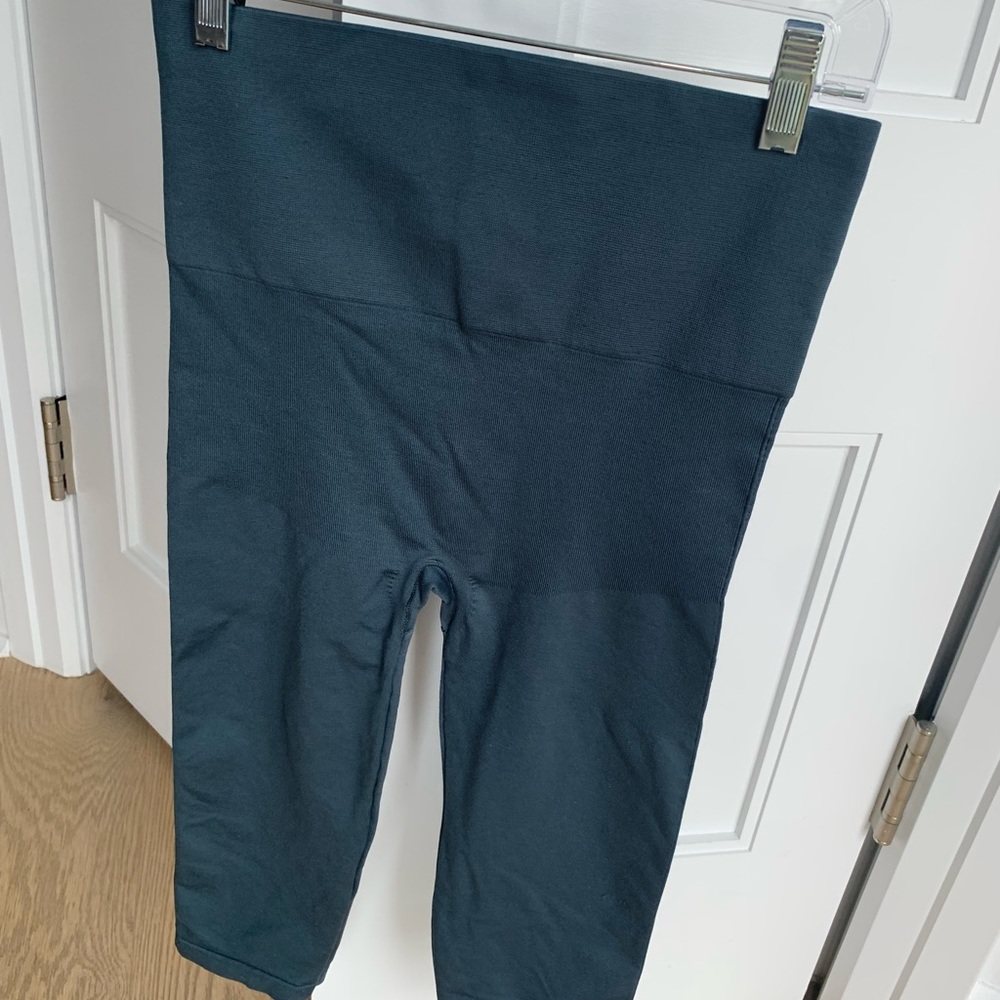 Dark teal gray Blanqi compression bike shorts, barely used.